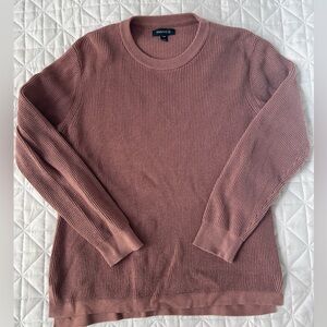 RW&Co Pink knit sweater. Size M